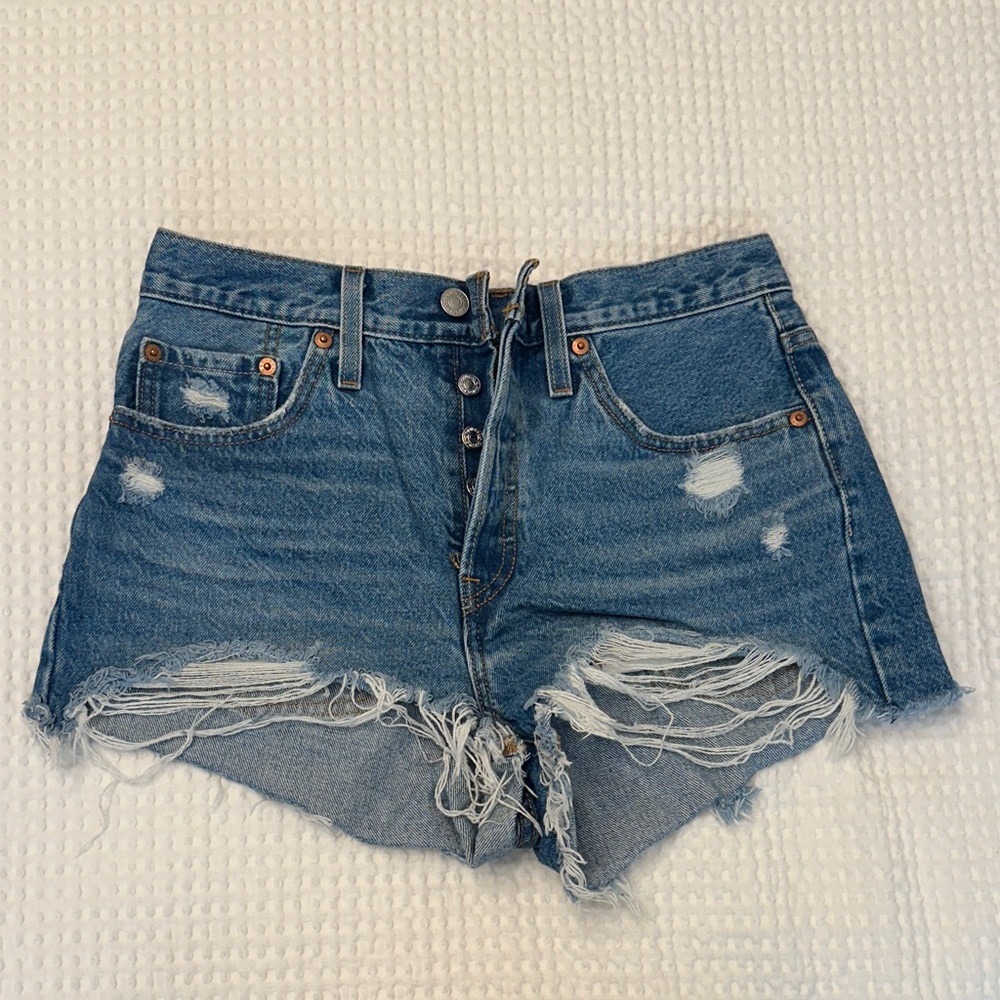 Levi's 501 Original Fit High Rise Women’s Shorts Size W27